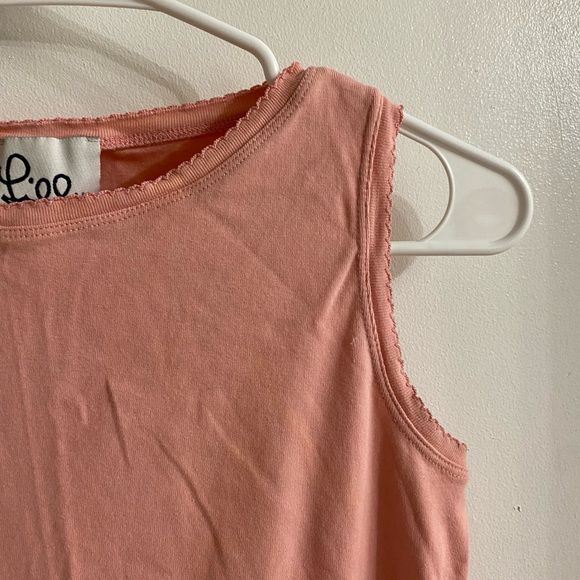 Lilly Pulitzer Tops - Vintage Lilly Pulitzer pink scalloped tank size small